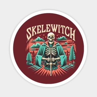 skelewitch vintage Magnet